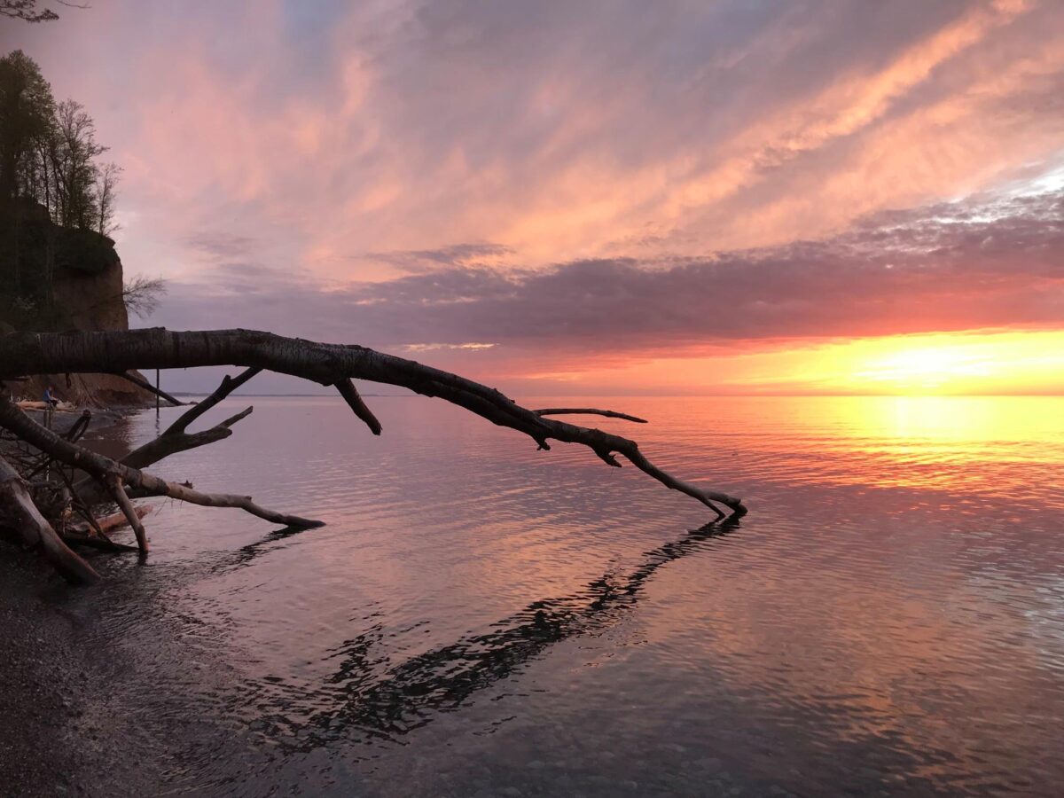 Lake Ontario at sunset